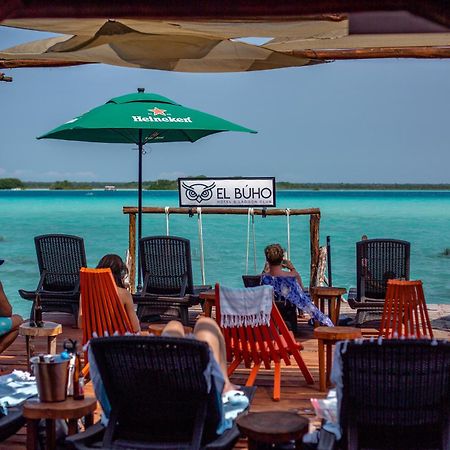 El Buho Lagoon Bacalar Exterior foto