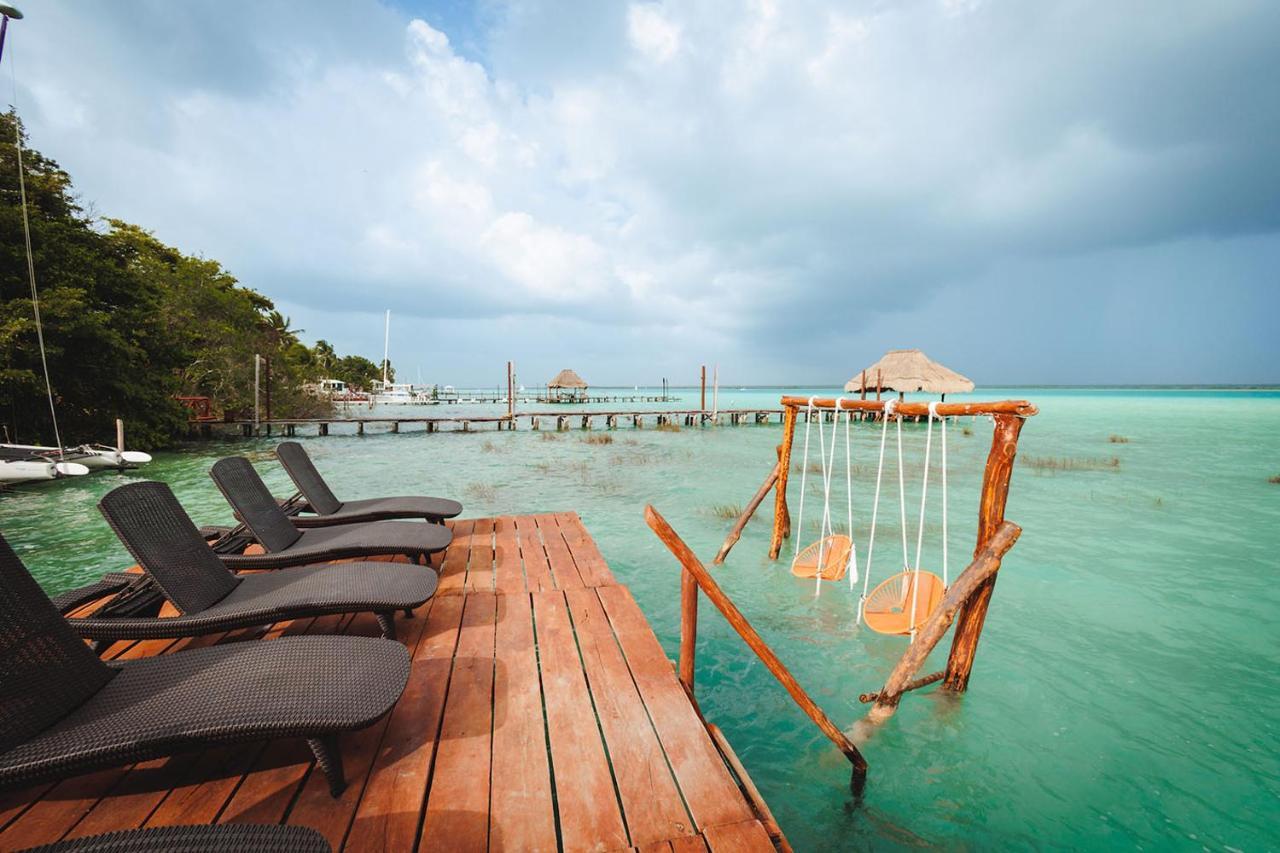 El Buho Lagoon Bacalar Exterior foto