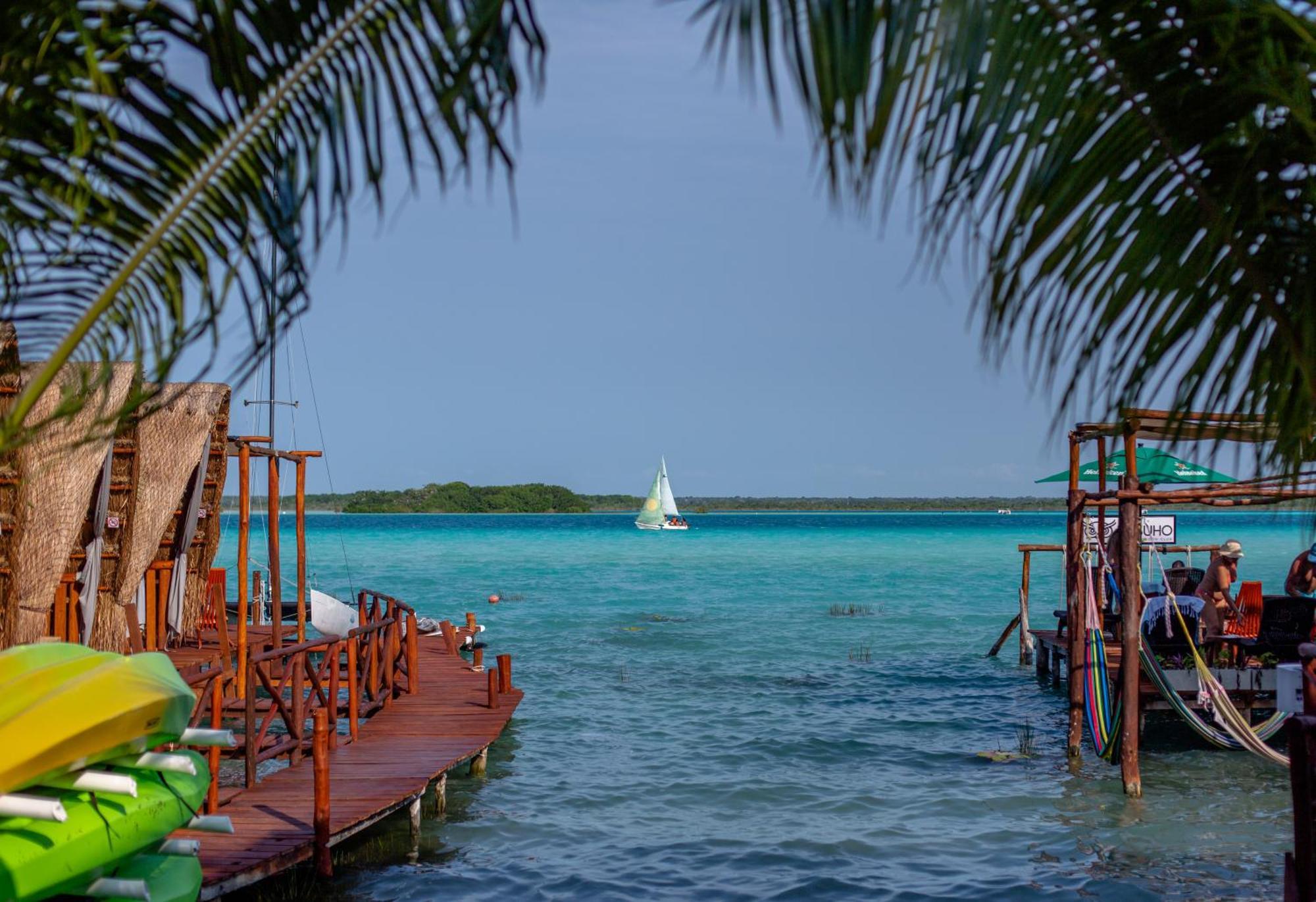 El Buho Lagoon Bacalar Exterior foto